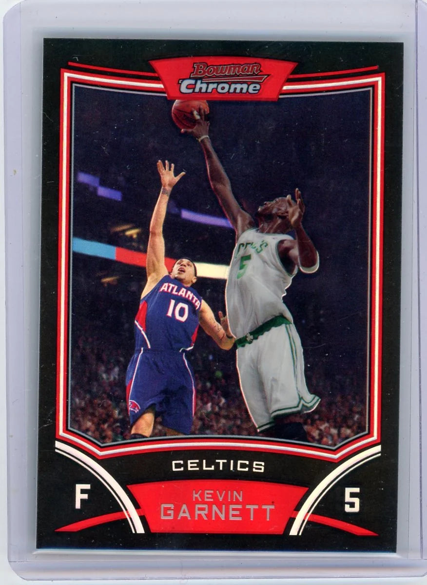 Kevin Garnett 2008 Bowman Chrome Refractor #'d 307/499