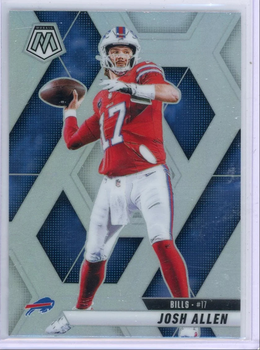 Josh Allen 2025 Panini Mosaic Silver Prizm