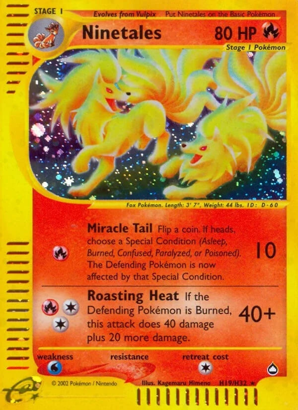 Ninetales (H19) (H19/H32) (Aquapolis) (AQ)