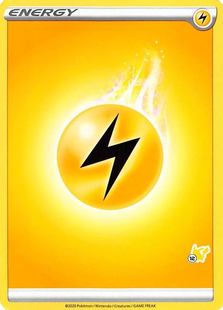 Lightning Energy (#12 Pikachu Stamped) (Battle Academy 2022) (BA22)