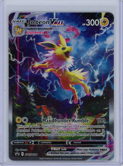 Jolteon Vmax Pokémon Sword & Shield Black Star Promo #SWSH184