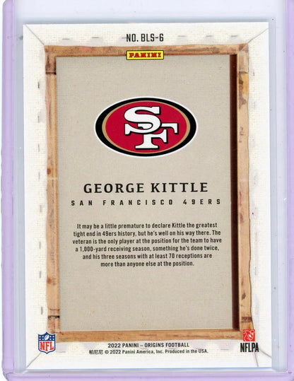 George Kittle 2022 Panini Origins Blank Slate