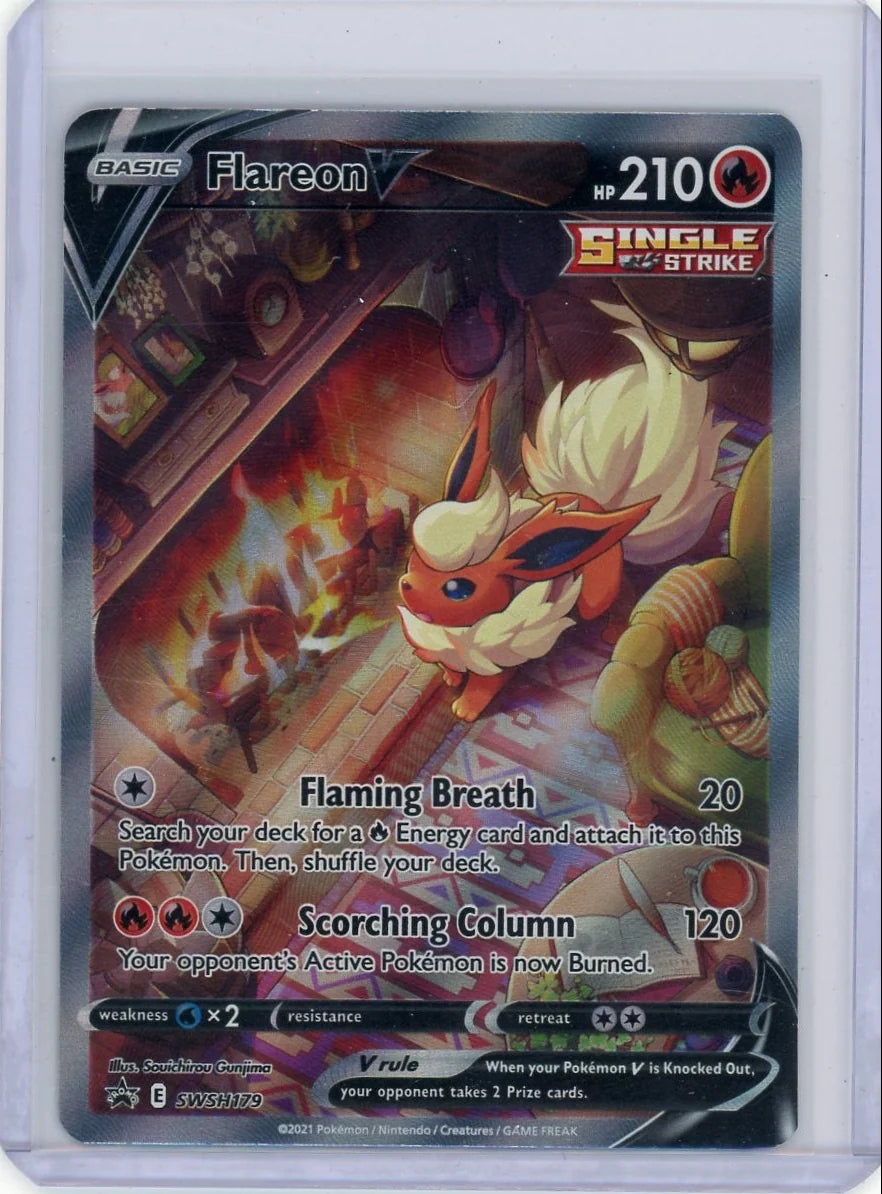 Flareon V Pokémon Sword & Shield Black Star Promo #SWSH179
