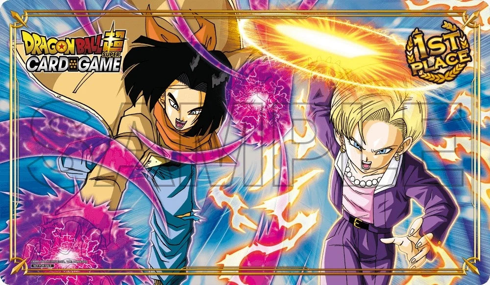 Dragon Ball Super: OTAKON 2019 Team Tournament - 1st Place Playmat featuring Android 17 & Android 18
