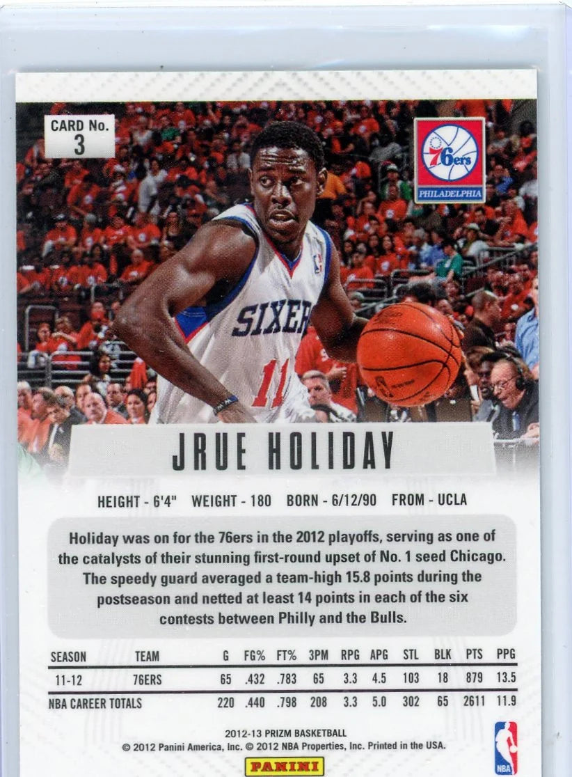 Jrue Holiday 2012-13 Panini Prizm Silver