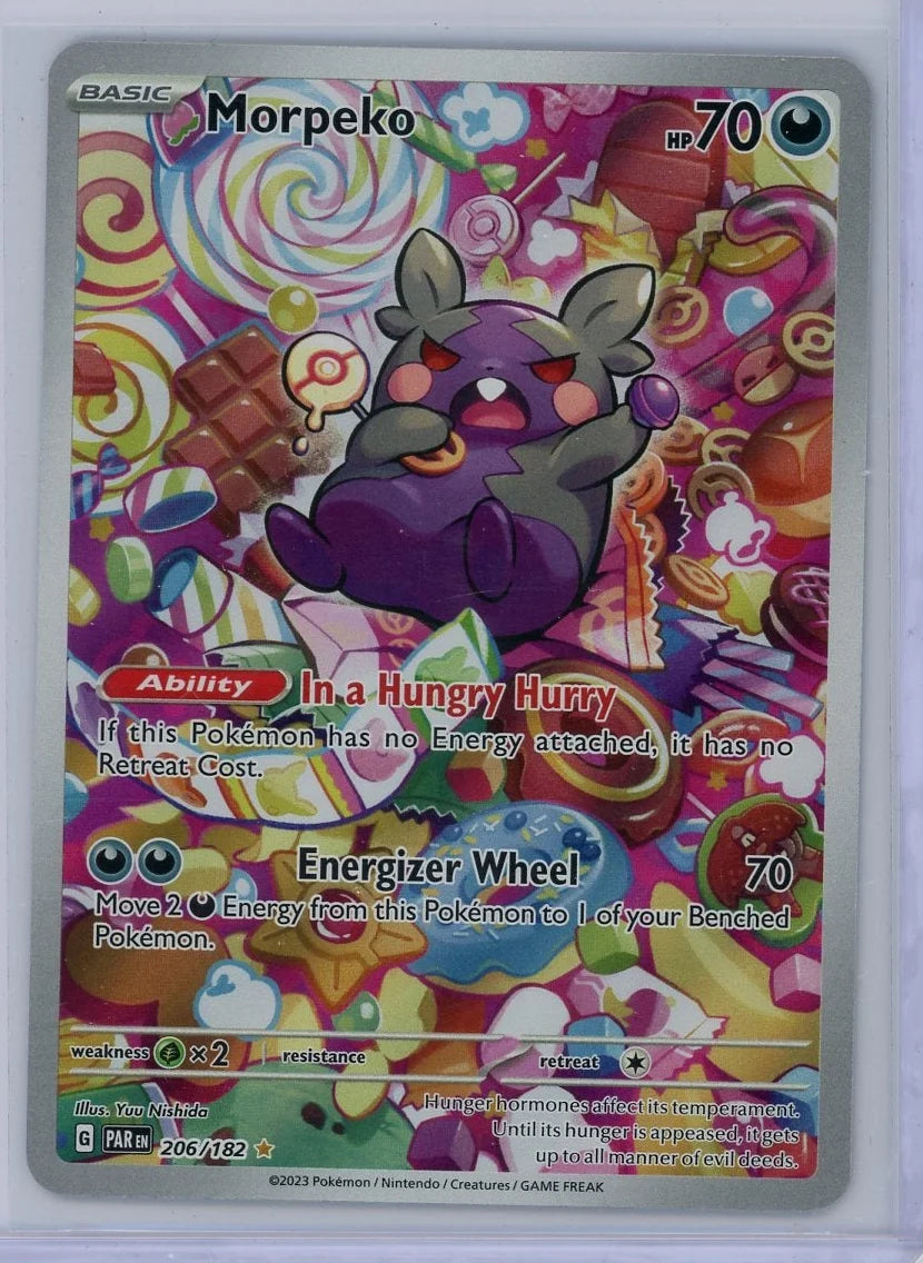 Morpeko Pokémon Paradox Rift Illustration Rare #206/182