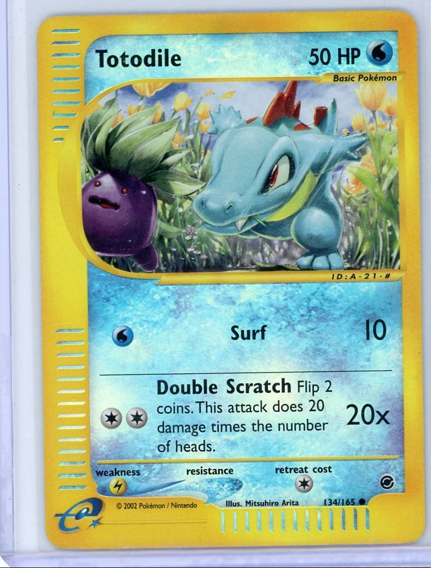 Totodile Pokémon Expedition Reverse Holo #134/165
