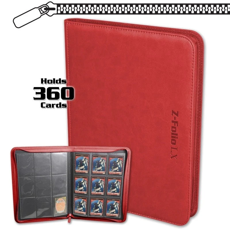 Z-Folio 9-Pocket LX Album - Red