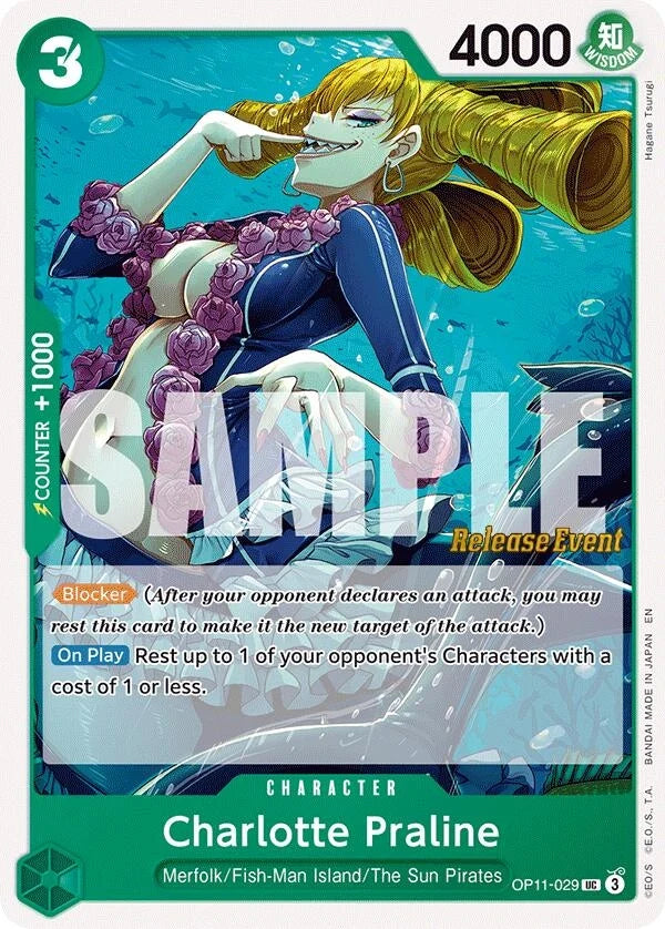 Charlotte Praline (OP11-029) (A Fist of Divine Speed Release Event Cards) (OP11 RE)