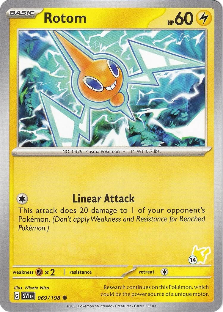 Rotom - Pikachu 14 (069/198) (Battle Academy 2024) (BA24)