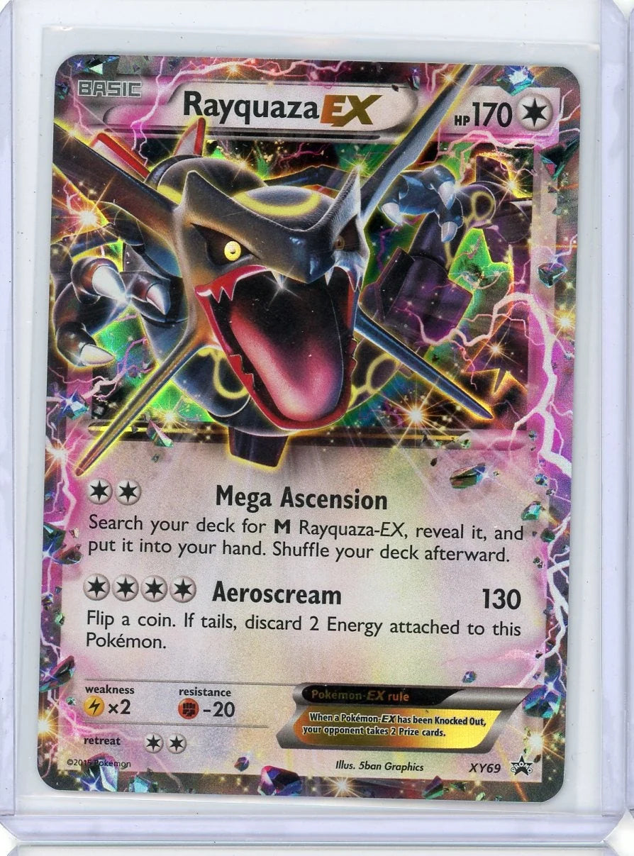 Shiny Rayquaza EX 2015 Pokemon Black Star Promo #XY69