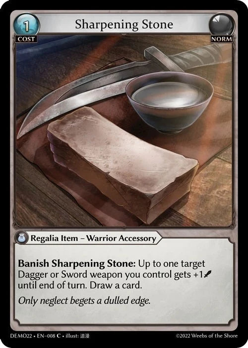 Sharpening Stone (008) (2022 Demo Deck) (DEMO22)