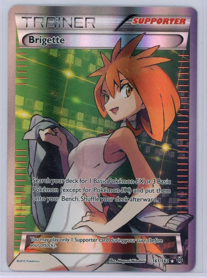 Brigette Trainer 2015 Pokemon XY BREAKthrough #161/162