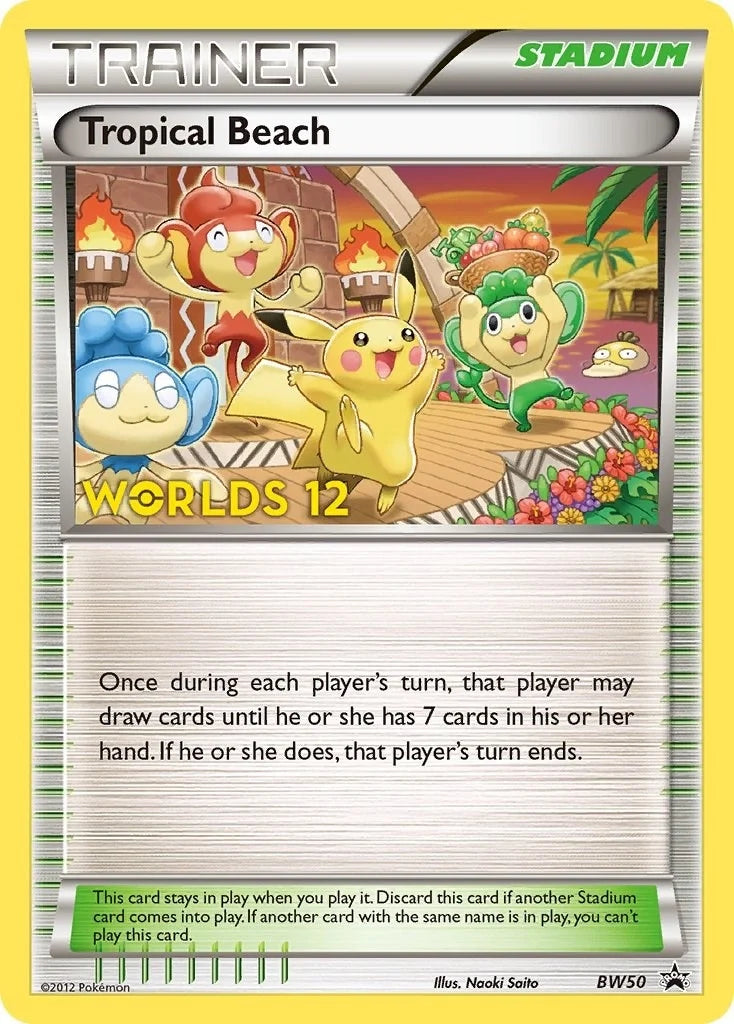 Tropical Beach - BW50 (Worlds 12) (BW50) (Black and White Promos) (PR)