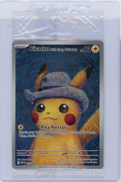 Pikachu with Grey Felt Hat Pokémon Black Star Promo #085 (Sealed)