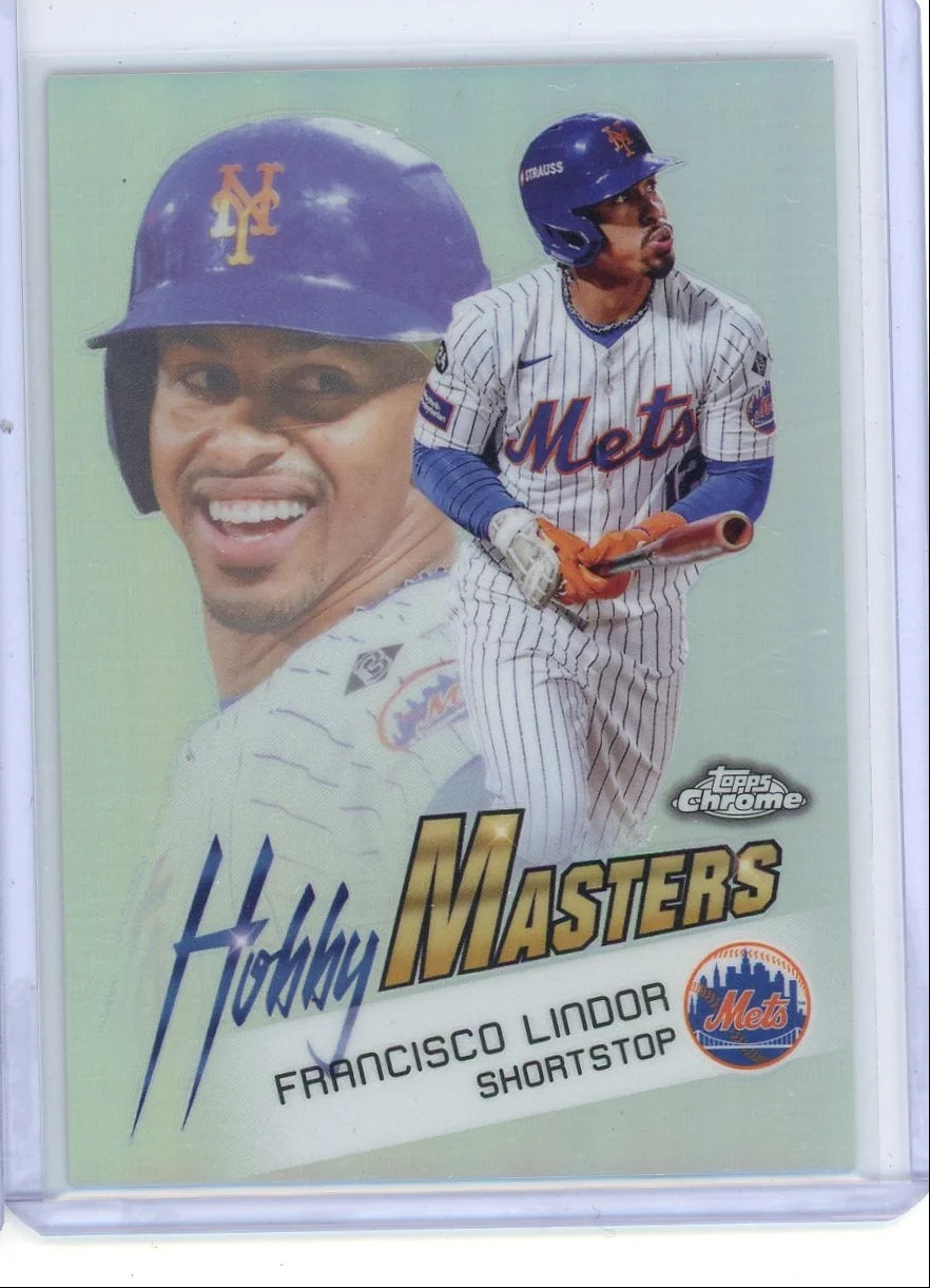 Francisco Lindor 2025 Topps Chrome Hobby Masters SSP