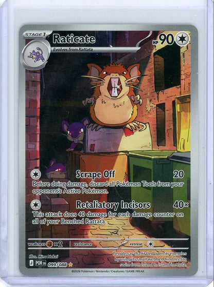 Raticate Pokémon Perfect Order #099/088