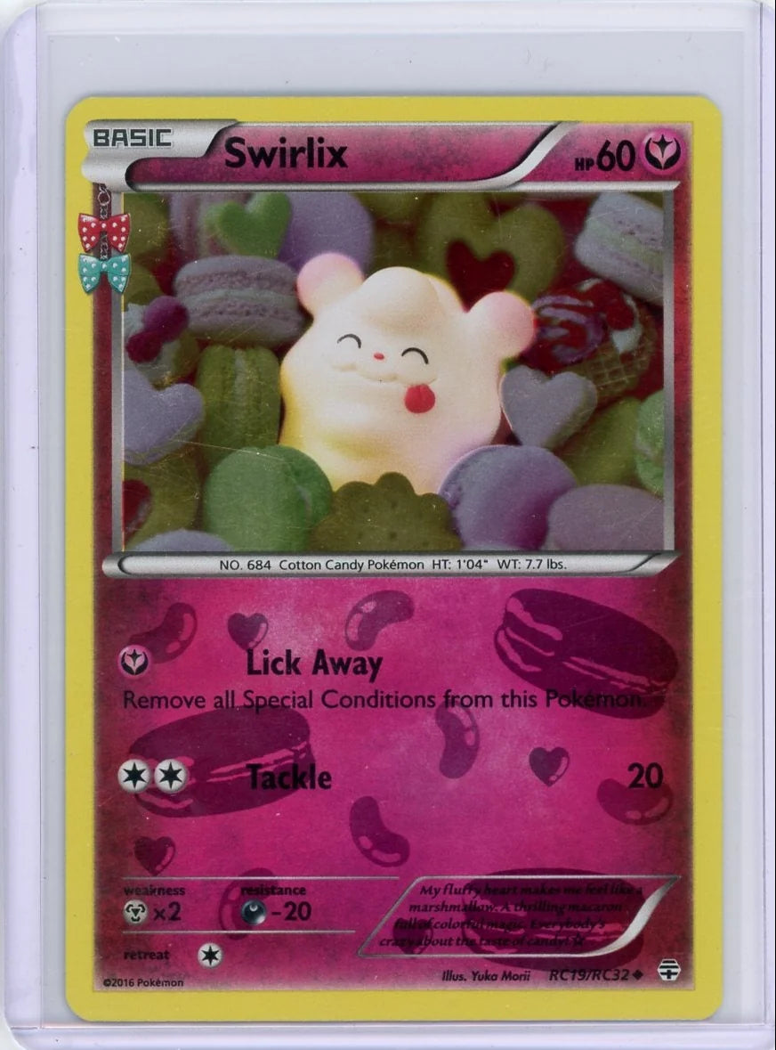 Swirlix 2016 Pokemon Radiant Collection holo #RC19/RC32