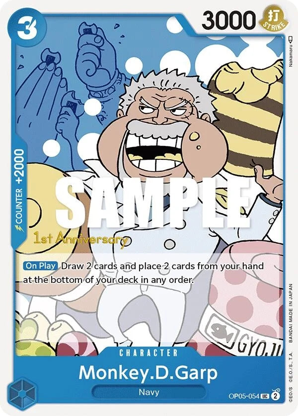 Monkey.D.Garp (OP05-054) (Awakening of the New Era: 1st Anniversary Tournament Cards) (OP05 ANN)