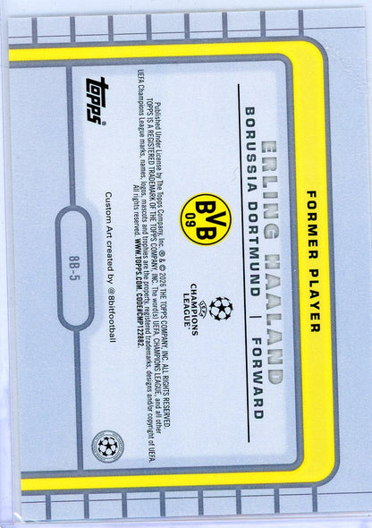 Erling Haaland 2025-26 Topps UEFA Club Competitions 8-Bit