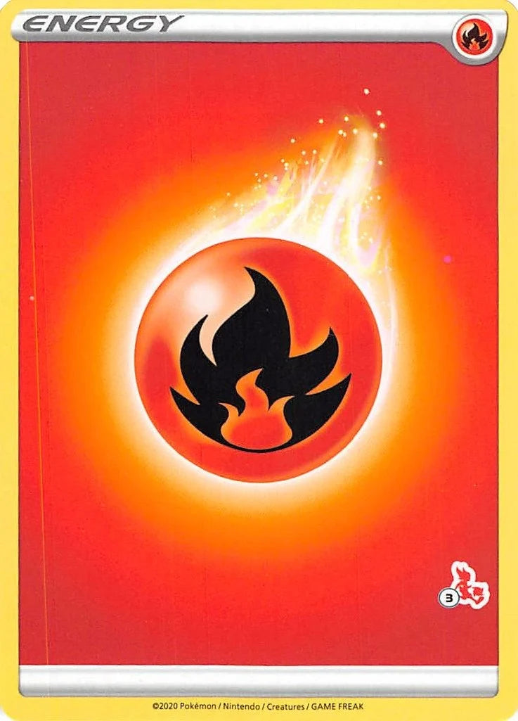Fire Energy (#3 Cinderace Stamped) (Battle Academy 2022) (BA22)