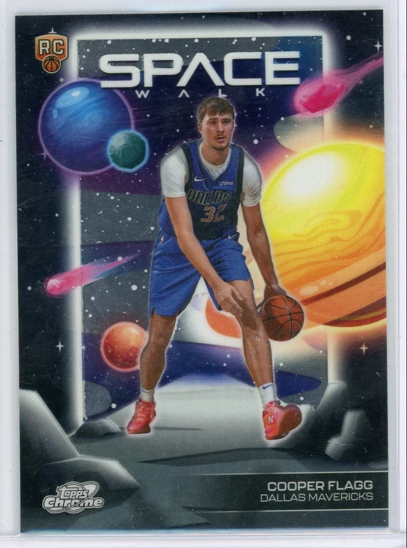 Cooper Flagg 2025-26 Topps Cosmic Chrome Space Walk Rookie Card