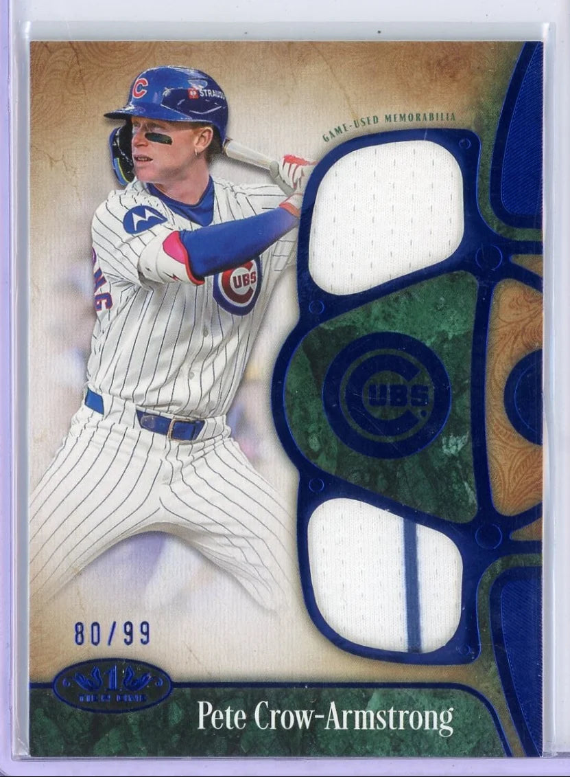 Pete Crow-Armstrong 2026 Topps Tier One Dual Relic #TIR-PC #'d /99