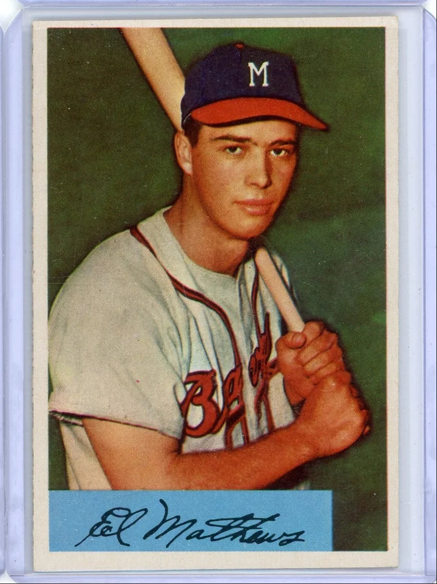 Eddie Mathews 1954 Bowman #64