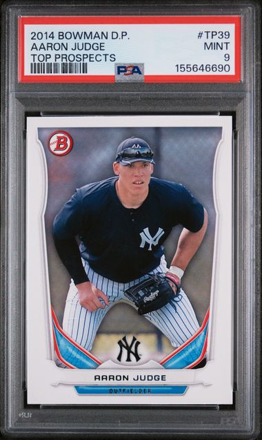Aaron Judge 2014 Bowman Draft Top Prospects #TP39 PSA 9