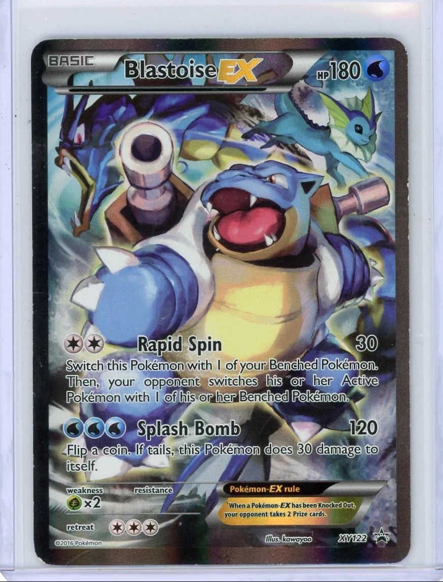 Blastoise EX 2016 Pokemon Black Star Promo #XY122 DMG