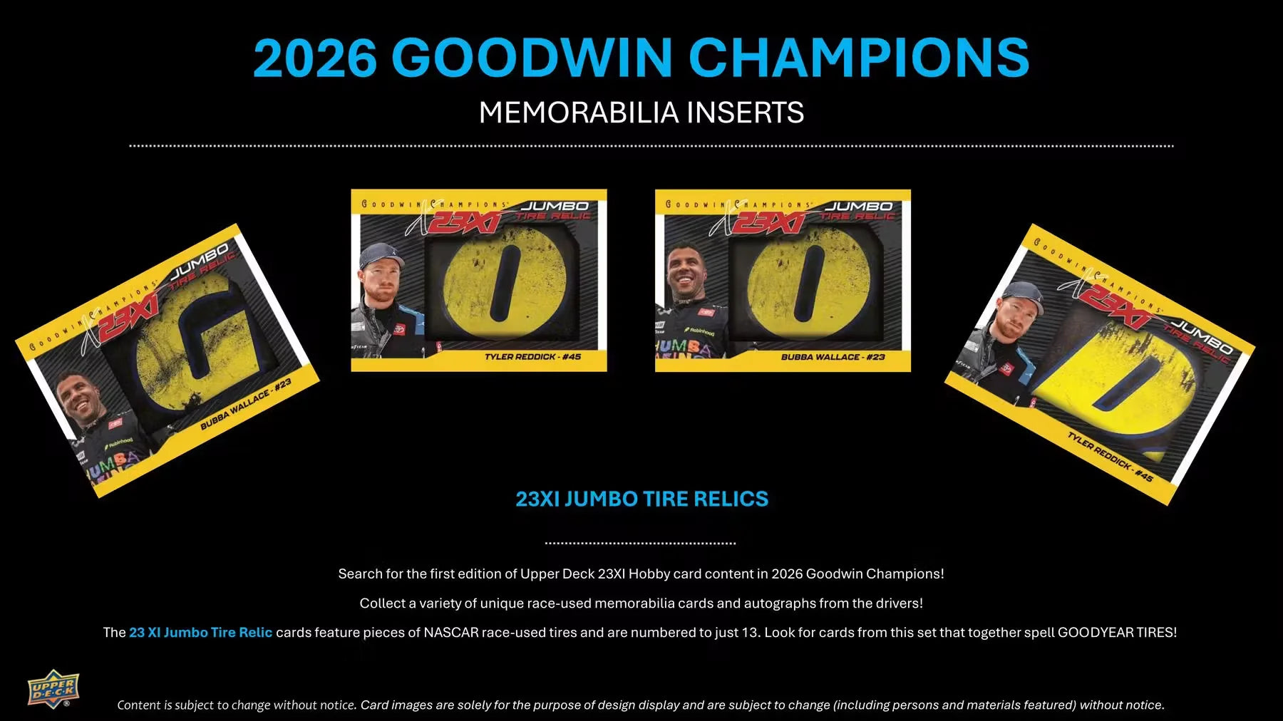 2026 Upper Deck Goodwin Champions Hobby 16 Box Case [Contact us to Order]