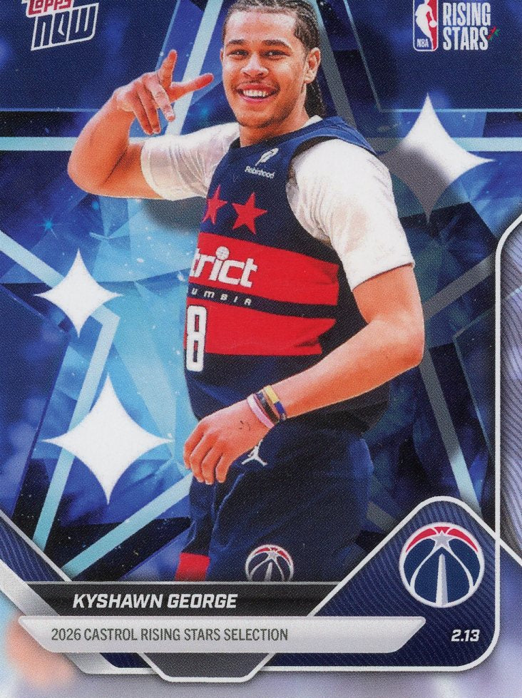 Kyshawn George 2026 Topps NOW Rising Stars #RS21