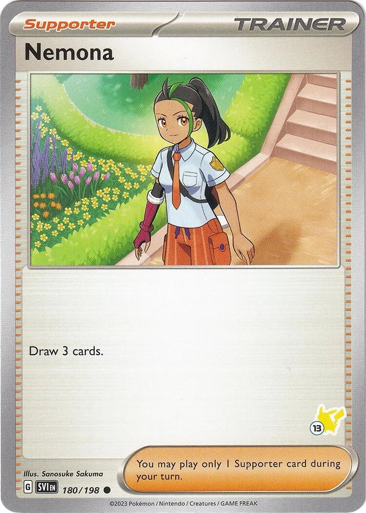 Nemona - Pikachu 13 (180/198) (Battle Academy 2024) (BA24)