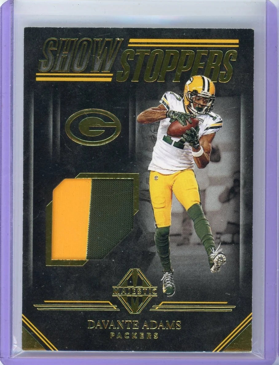 Davante Adams 2019 Panini Majestic Show Stoppers relic #'d 15/25