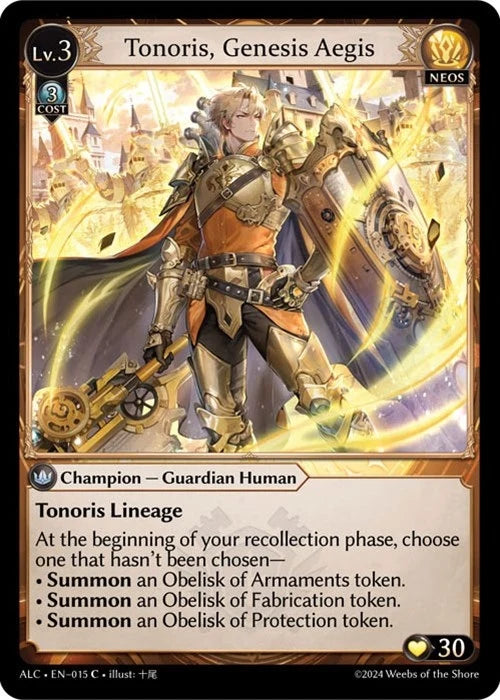 Tonoris, Genesis Aegis (015) (Alchemical Revolution) (ALC)