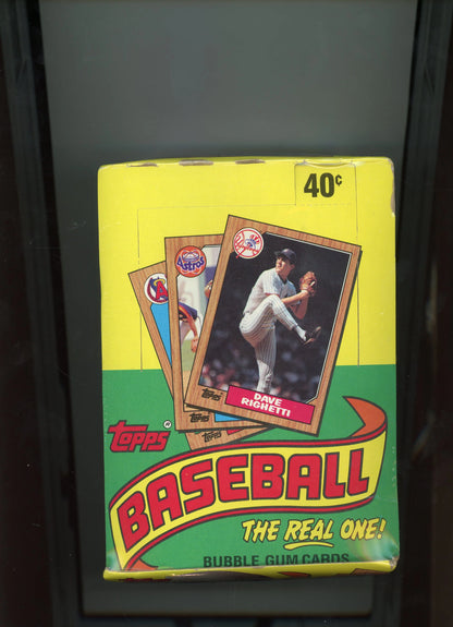 1987 Topps Baseball Hobby Box (Sealed)