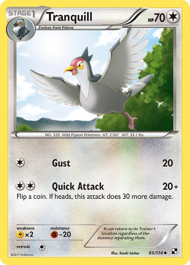 Tranquill (85/114) (Black and White) (BLW)
