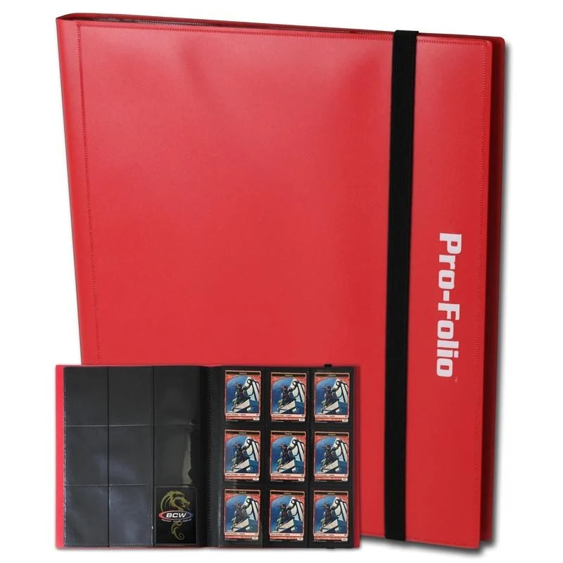 Pro-Folio 9-Pocket Album - Red