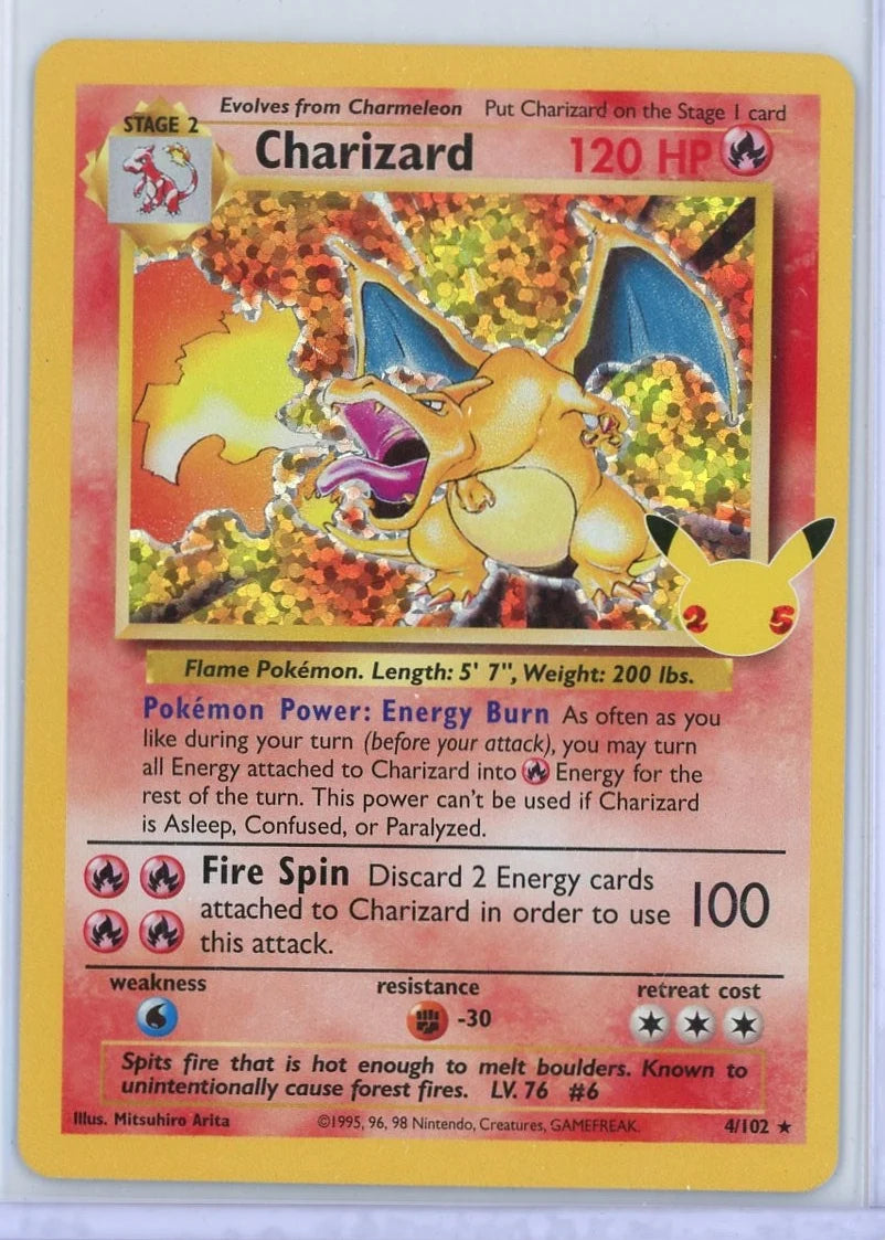 Charizard Pokémon Celebrations Classic Collection Holo #4/102