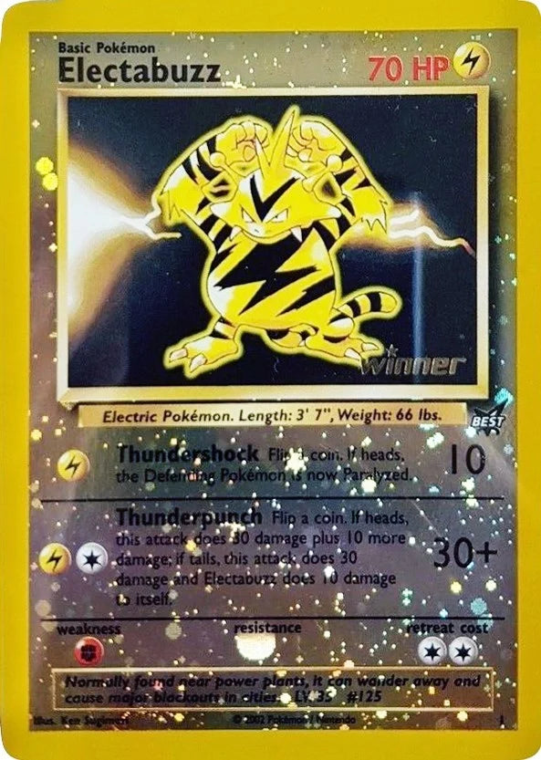 Electabuzz - 1 [Winner] (001/009) (Best of Promos) (PR)