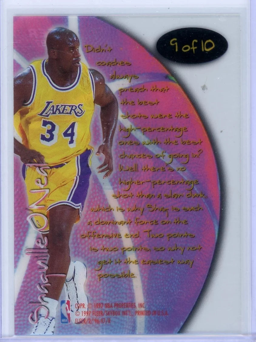 Shaquille O'Neal 1996-97 Fleer Total "O"