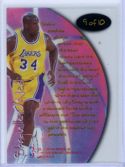 Shaquille O'Neal 1996-97 Fleer Total "O"