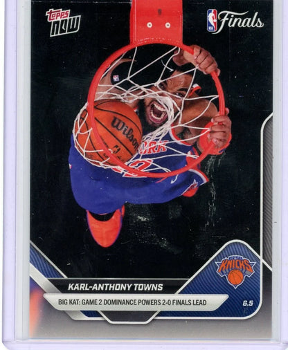 Karl-Anthony Towns 2026 Topps Now NBA Finals #332
