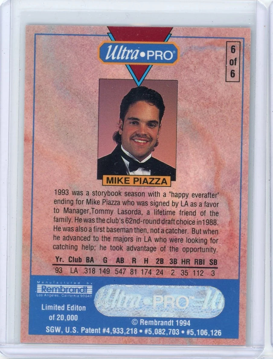 Mike Piazza 1994 Rembrandt Ultra Pro '93 Refractor