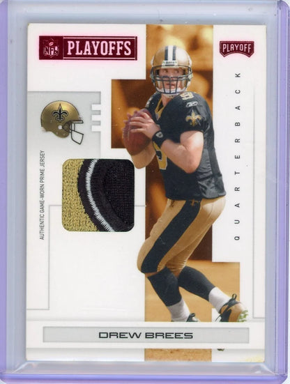 Drew Brees 2007 Donruss Playoffs Relic #'d 17/20