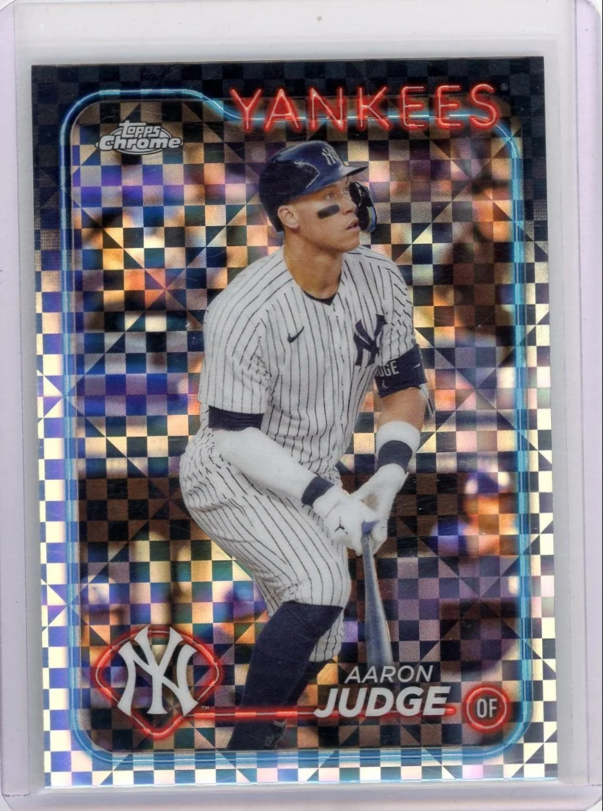 Aaron Judge 2024 Topps Chrome X-Fractor