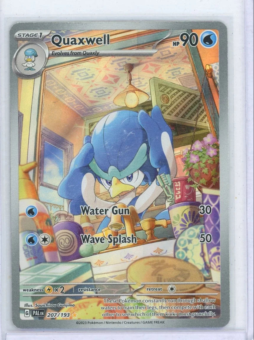 Quaxwell 2023 Pokémon Paldea Evolved rare holo 207/193