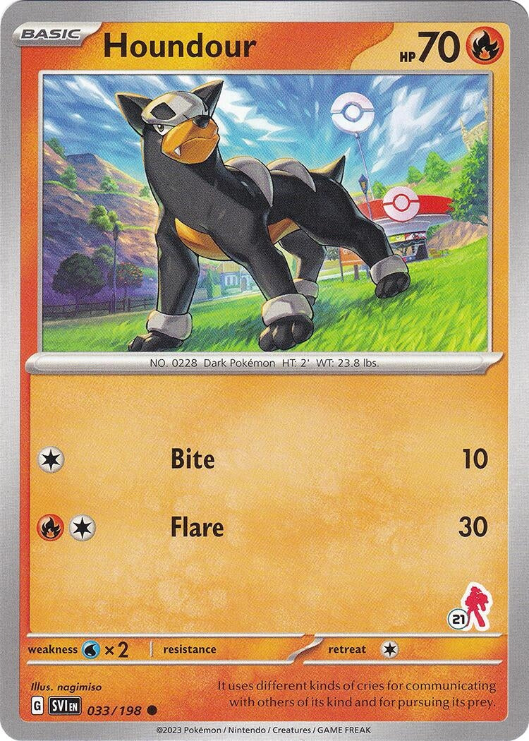 Houndour - Armarouge 21 (033/198) (Battle Academy 2024) (BA24)