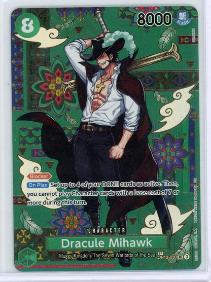 Dracule Mihawk One Piece The Azure's Seven Seas SP (OP12-030)