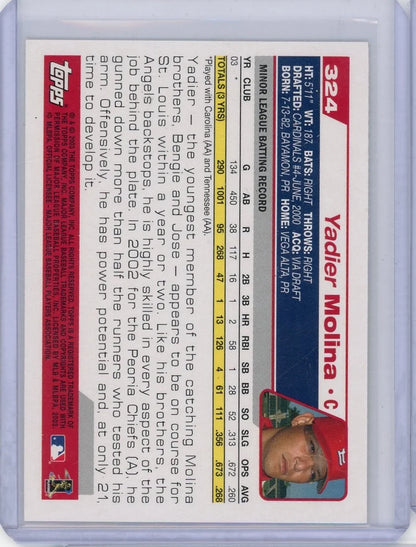 Yadier Molina Topps 2003 First Year #324